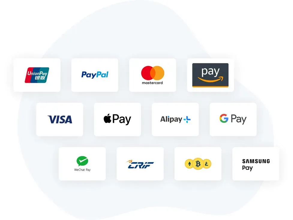 支持的支付方式